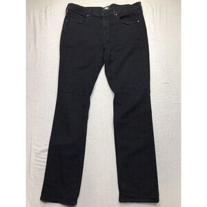 PAIGE Normandie Jean Men 36 (38x34) Black Shadow Stretch Denim Dark Academia